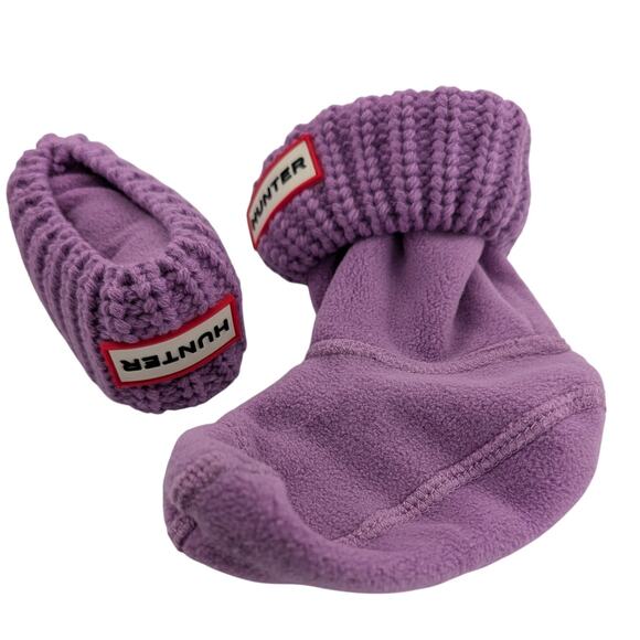 Hunter Kids Boot Socks Purple Size XS 5-7 - Picture 1 of 8